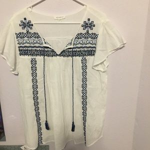 BeachLunchLounge boho Lg cotton embroidered